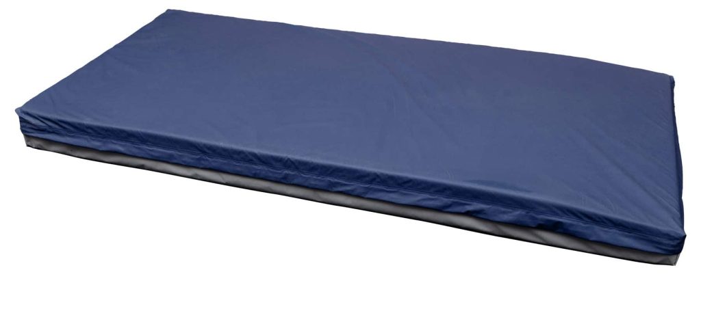 Image of Standard Foam bed mattress and cover for hospital beds